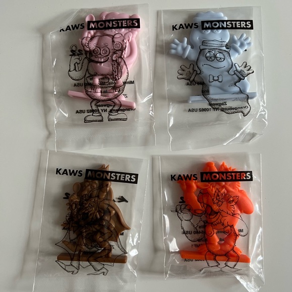 KAWS Other Kaws Monsters Figures General Mills Set All 4 Limited
